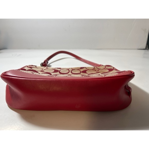 Coach Red Signature Shoulder Bag - Picture 4 of 13